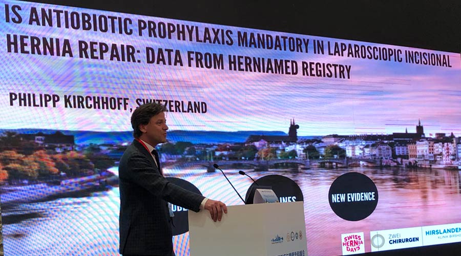 Philipp Kirchhoff beim Nanjing Hernia Summit 2019
