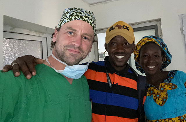 Prof. Dr Kirchhoff and Team in Gambia